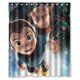 thumbnail image 1 of Cortina de ducha Astro Boy, juego de cortina de baño con ganchos, tamaño 60 x 72 pulgadas, 1 of 3