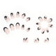 thumbnail image 2 of 24 Pcs Halloween Press On Nails Round Head, Medium Length Almond Fake Nails For Women, Ghost Face And Devil Glue On Nails With Designs, 2 of 2