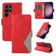 thumbnail image 1 of Funda Cartera para Samsung Galaxy S24 Ultra con Tarjetero Soporte y Correa Rojo, 1 of 6