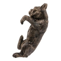 Ioensy - Escultura Colgante De Bonsái De Resina, Pequeña Figura Para El Hogar, La Oficina, El Escritorio, La Cerca, El Césped, Un Bulldog Francés.