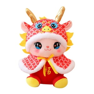 Genérico - Muñeco De Dragón De Peluche, Decoraciones De Año Nuevo Chino De Dibujos Animados Para Decoración Del Hogar