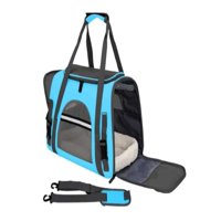 Todo Para El Hogar - Mochila Para Mascota Perro Y Gato Transportador Respirable (Azul)