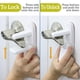 thumbnail image 2 of Door Lever Lock 3 Pack: seguro para manillas de puertas, paquete de 3, 2 of 3