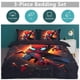 thumbnail image 5 of Spiderman 'Saving The Day' Microfiber 3-Piece Bedding Set (1 Duvet Cover + 2 Pillow Shams)Kids Bedding Bed Sheets, 5 of 5