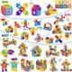 thumbnail image 2 of Set de construcción de juguetes para niños Building Blocks FUBAODA, 180 unidades, 2 of 6