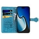 thumbnail image 3 of Funda Cartera FOXDOCK para iPhone 15 , Flip PU con Relieve de Gatos y Perros, Tarjetero y Soporte, 3 of 6