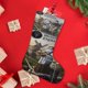 thumbnail image 4 of Medieval Tema: Calcetines de Navidad, fino lino blanco para colgar en escaleras y chimenea, decoración navideña para el hogar, regalo de Navidad.54cm×38cm, 4 of 5
