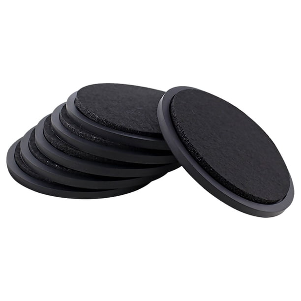 Posavasos absorbentes para bebidas con soporte, posavasos de silicona con inserto de fieltro suave