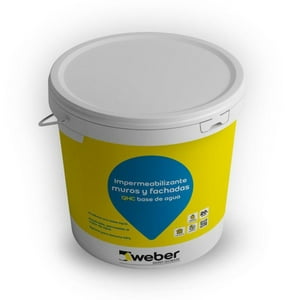 Weber - Impermeabilizante Muros Y Fachadas Base Agua 3Lts