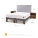 thumbnail image 3 of Cama Europea Cocopedic King Base Dividida, 3 of 10
