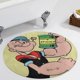 thumbnail image 5 of La Nueva Hora de Popeye Alfombra Redonda de Felpa Coral, Antideslizante, No Desprende Pelusas, Lavable y Duradera para Salón, Dormitorio y Habitación de Niños 60cm, 5 of 6
