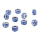 thumbnail image 1 of 10pcs European Spacer Beads Rhinestone Pulsera Joyas Resultados Azul, 1 of 5