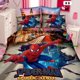 thumbnail image 1 of Marvel Spider-Man Heroes Captain America Quilt Duvet Cover Set Bedding3-Piece Bedding Set, 1 of 5