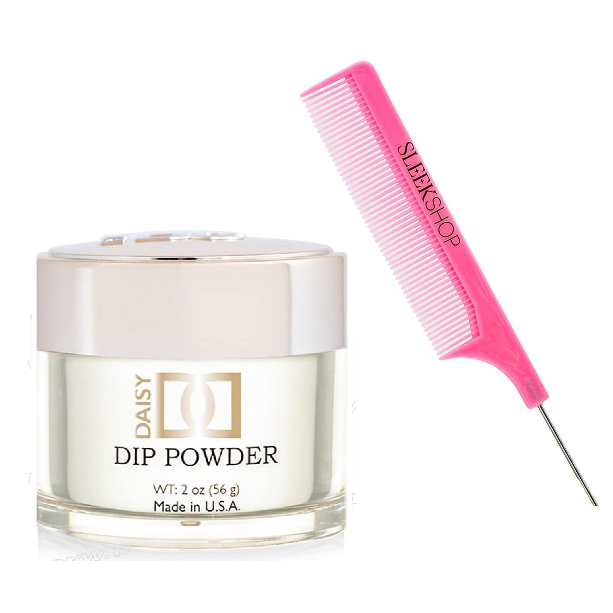 Short - Polvo De Inmersión Natural Comb + Dnd Dc Para Uñas Con Peine En Forma De Cola De Rata