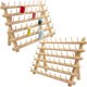 thumbnail image 1 of New brothread 2X60 Spools Wooden Thread Rack, 1 of 3