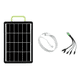 thumbnail image 4 of "Panel Solar Con Batería Belug Recargable Luz De Emergencia 20w-16v Negro ", 4 of 5