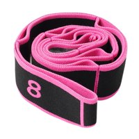 Ioensy - Correa Elástica Cinturón De Estiramiento De Yoga Segmentado Para Gimnasia Adultos Taekwondo Negro