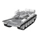 thumbnail image 2 of Modelo De Tanque De Metal, Aleación Fundida A Presión, Escala 1:48, Ensamblable Para Decoraciones De Regalos, Gris, 2 of 5
