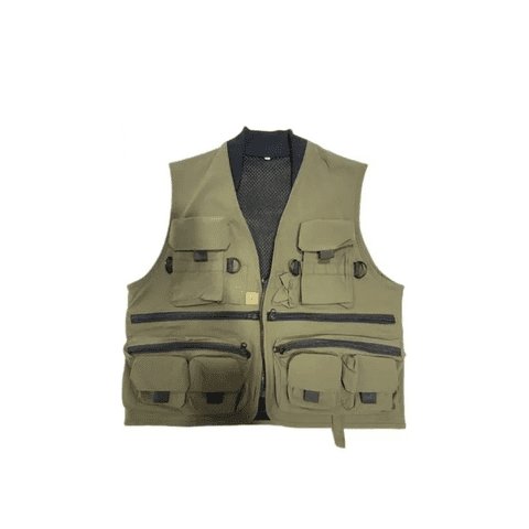 Genérico - Chaqueta Geólogo Camping Multi Bolsillos Pesca Talla Xl, Verde