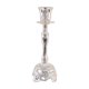 thumbnail image 4 of Candelabro Decorativo Artesanal Para Mesa, Cena, Fiesta, Plateado, 4 of 5