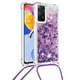 thumbnail image 1 of Funda FOXDOCK para Xiaomi Redmi Note 11 Pro 4G/5G con Cuerda Ajustable, Brillo Líquido, Protección Antigolpes y Lente – Ideal para Regalo, 1 of 6