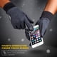 thumbnail image 3 of Guantes de invierno para hombre y mujer, guantes para pantalla táctil, guantes cálidos para clima frío, guantes de trabajo para congelador, adecuados para correr, conducir, ciclismo, trabajo y senderi, 3 of 6