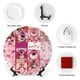 thumbnail image 3 of Oso de fresa Lotso Plato decorativo de porcelana fina (bone china), plato decorativo de cerámica para hogar, oficina, soporte de pared, platos decorativos para dormitorio - 6 pulgadas (15 cm), 3 of 6