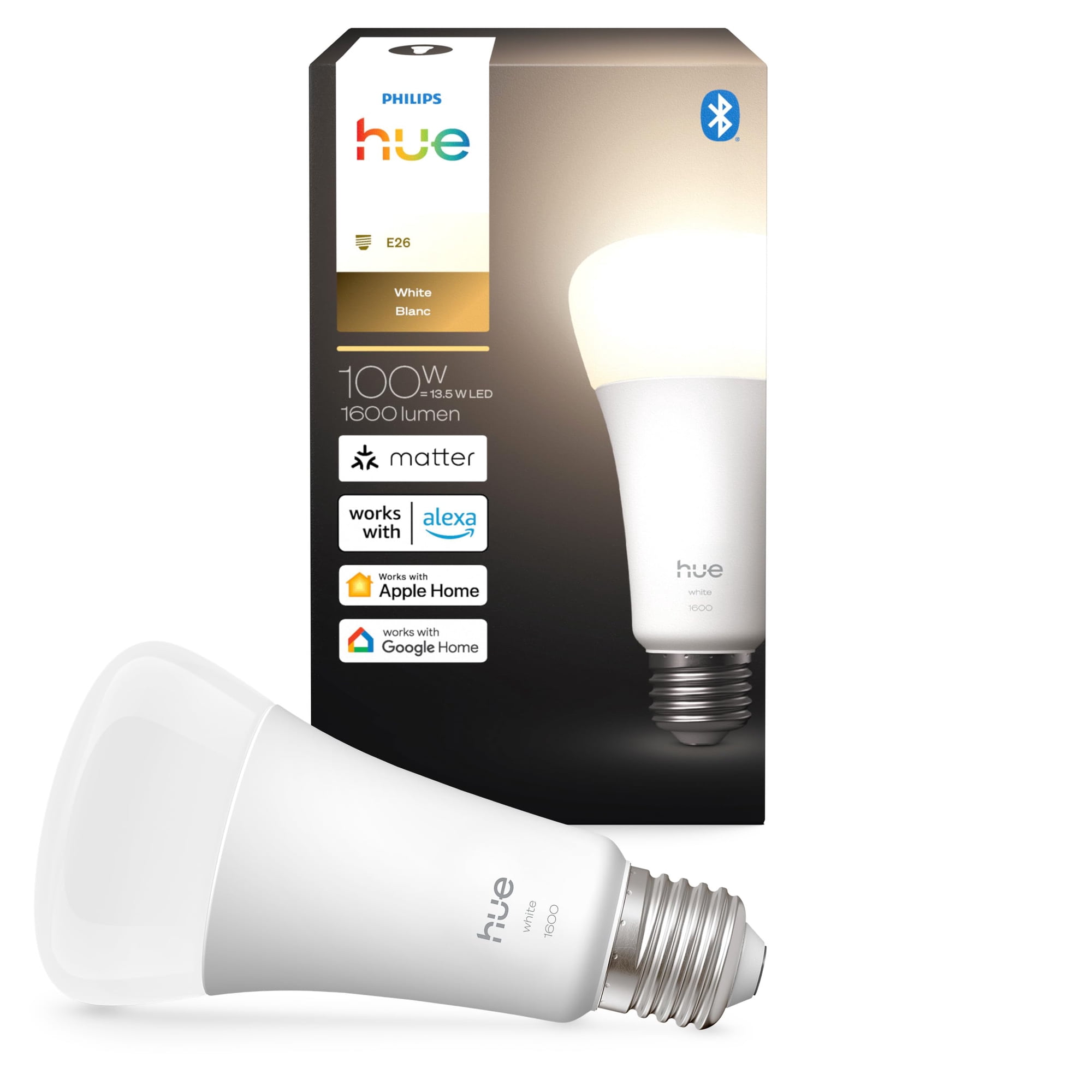 Bombilla Led Inteligente Philips Hue A21, 13,5 W, 1600 Lúmenes, 2700 K