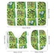 thumbnail image 3 of Pepinillo-theme 4-Piece Shower Curtain Set with Rugs, Waterproof Bathroom Decor Set Includes Bath Mat, U-Shaped Rug, Toilet Lid Cover and Curtain with Hooks, 3 of 6