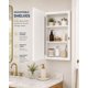 thumbnail image 2 of Botiquín de Baño Mirrors and More 41 × 56 cm Blanco, 2 of 9