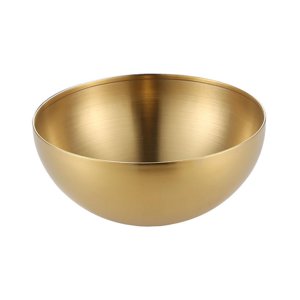 Bothyi - Cuencos Metálicos Cuencos Soperos Multifunción Apilables Para Frigorífico Aureate 20Cm