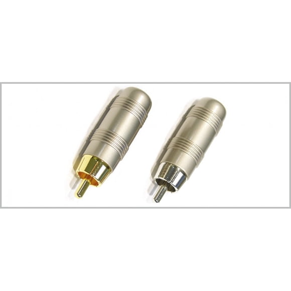 Conector Rca Níquel/Plateado Ch 4051 Prg (2 Unidades)