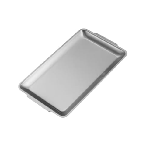 Magideal - Bandeja De Acero Inoxidable Para Servir, Bandeja Organizadora De Tocador, Bandeja Para Café, Bandeja Para Servir Multiusos Para Aperitivos, Fiestas En 32 Cm X 16 Cm