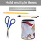 thumbnail image 5 of Liga de Súper Mascotas-theme Cylinder Pen Holder Pencil Organizer with Flannel Lining PVC Leather Material Cardboard Base for study work 10*8CM, 5 of 6