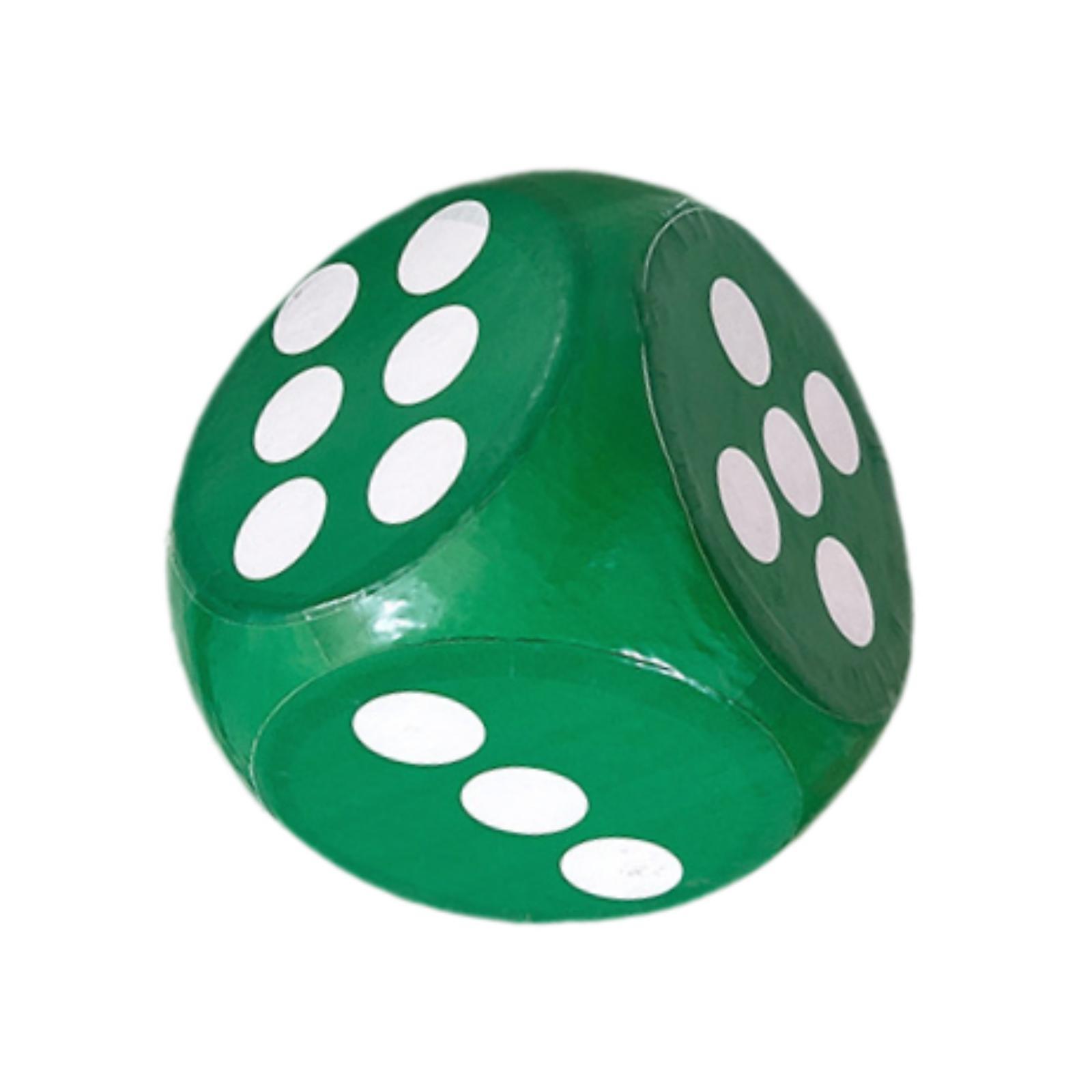 Bothyi - Dados De Espuma De 6 Lados, Regalos De Fiesta, Juguete De Aprendizaje Temprano, Gran Regalo, Juguete Educativo, Verde