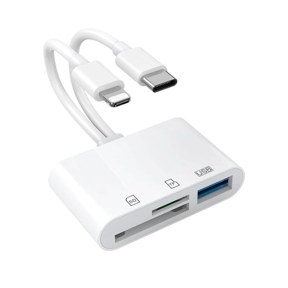 Lector de tarjetas SD 3 en 2 USB-C y Lightning MBODMI