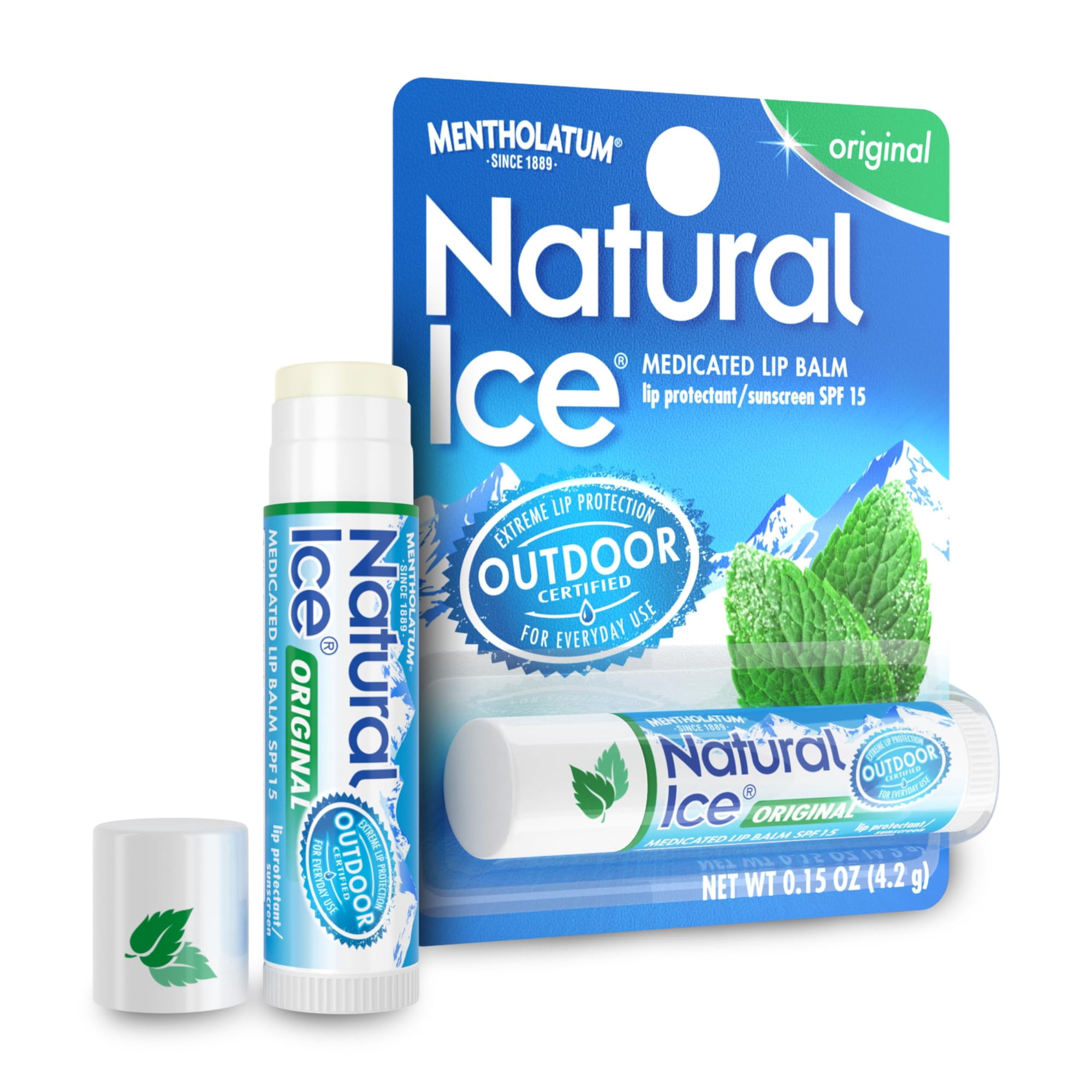 Bálsamo labial Natural Ice Original SPF 15 Medicado, paquete de 12 | Lider