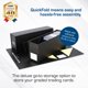 thumbnail image 2 of Caja de almacenamiento de tarjetas BCW QuickFold para tarjetas graduadas, negra, paquete de 3, 2 of 8