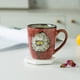 thumbnail image 3 of Taza cappuccino Rockgoldbug Ceramics de porcelana de 350 ml, color rojo, azul, verde y rosa, 3 of 8