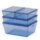 thumbnail image 4 of Mini Cajas De Almacenamiento De 4 Piezas, Contenedores Para Casas De Mu?ecas 1: 6 1:12, Azul_acrílico, 4 of 5