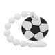 thumbnail image 1 of Mordedor para bebé Cuebo en forma de balón de fútbol de silicona libre de BPA, 1 of 5
