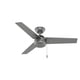 thumbnail image 1 of Ventilador de techo Hunter Cassius 50256, 44 pulgadas, plata mate, 1 of 7