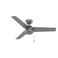 Ventilador De Techo Hunter Cassius 50256, 44 Pulgadas, Plata Mate