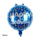 thumbnail image 4 of Set De 11 Globos Azules Para Fiesta De 3er Cumpleaños, 4 of 5