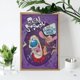 thumbnail image 4 of Kit de Pintura de Diamantes 5D El Show de Ren y Stimpy Desmarcar 20x30cm, 4 of 6