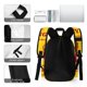 thumbnail image 5 of 12 Hombres en Pugna-theme Backpack, Campus style schoolbag Bookbag with Adjustable Shoulder Straps And Large Zip Compartment, Unisex Travel Bags.42x30x15cm, 5 of 6