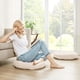 thumbnail image 5 of Almohada de suelo redonda Degrees of Comfort Meditation Beige, 5 of 7