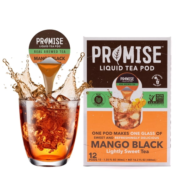 Java House Promise Té Negro Frío de Mango en Pods, 12 unidades