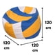thumbnail image 2 of Pouf Pera Voleibol Eco Cuero 120x120x120 cm, 2 of 2