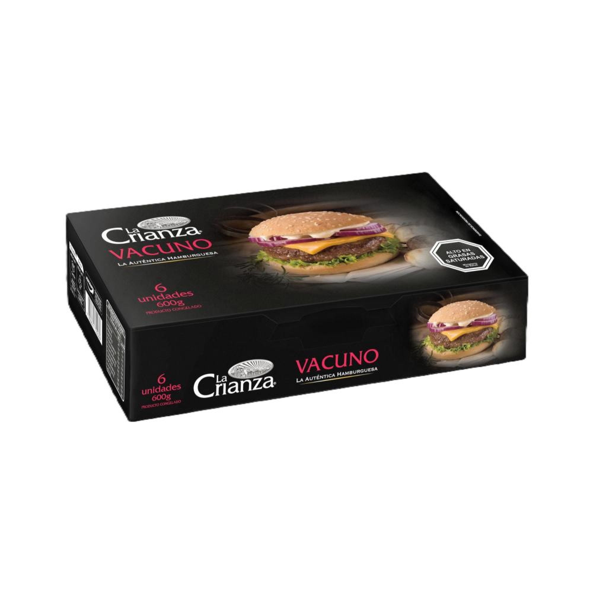 Hamburguesa De Vacuno 600 g La Crianza